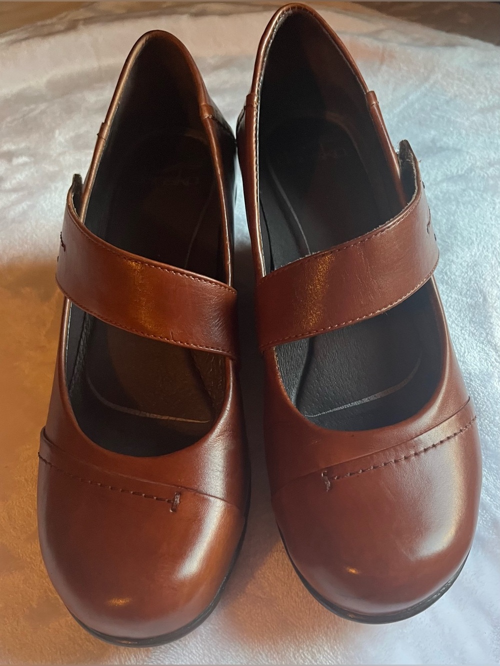 Dansko - Mary Jane  wedge size 38 color brown